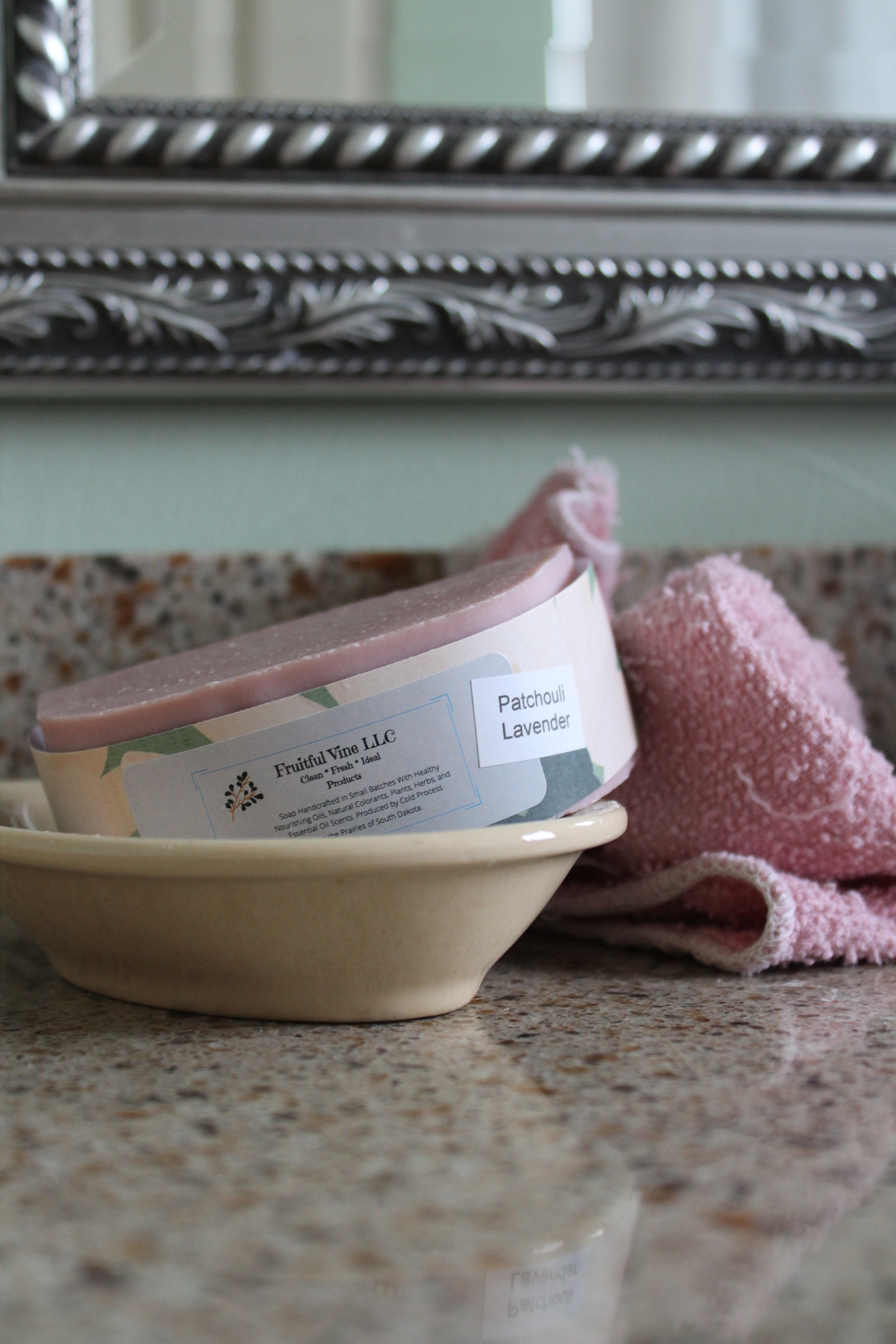 Essential Oil Patchouli Lavender Bar Soap